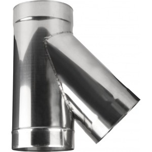 Trójnik kwaso-żaroodporny "T"45st ( fi 120 ) grubość 1mm