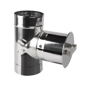 Wyczystka kwaso-żaroodporna z zaślepką ( fi 120 ) grubość 1mm