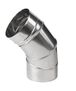Kolano nastawne kwaso-żaroodporne ( fi 120) 0-90 st grubość 1mm