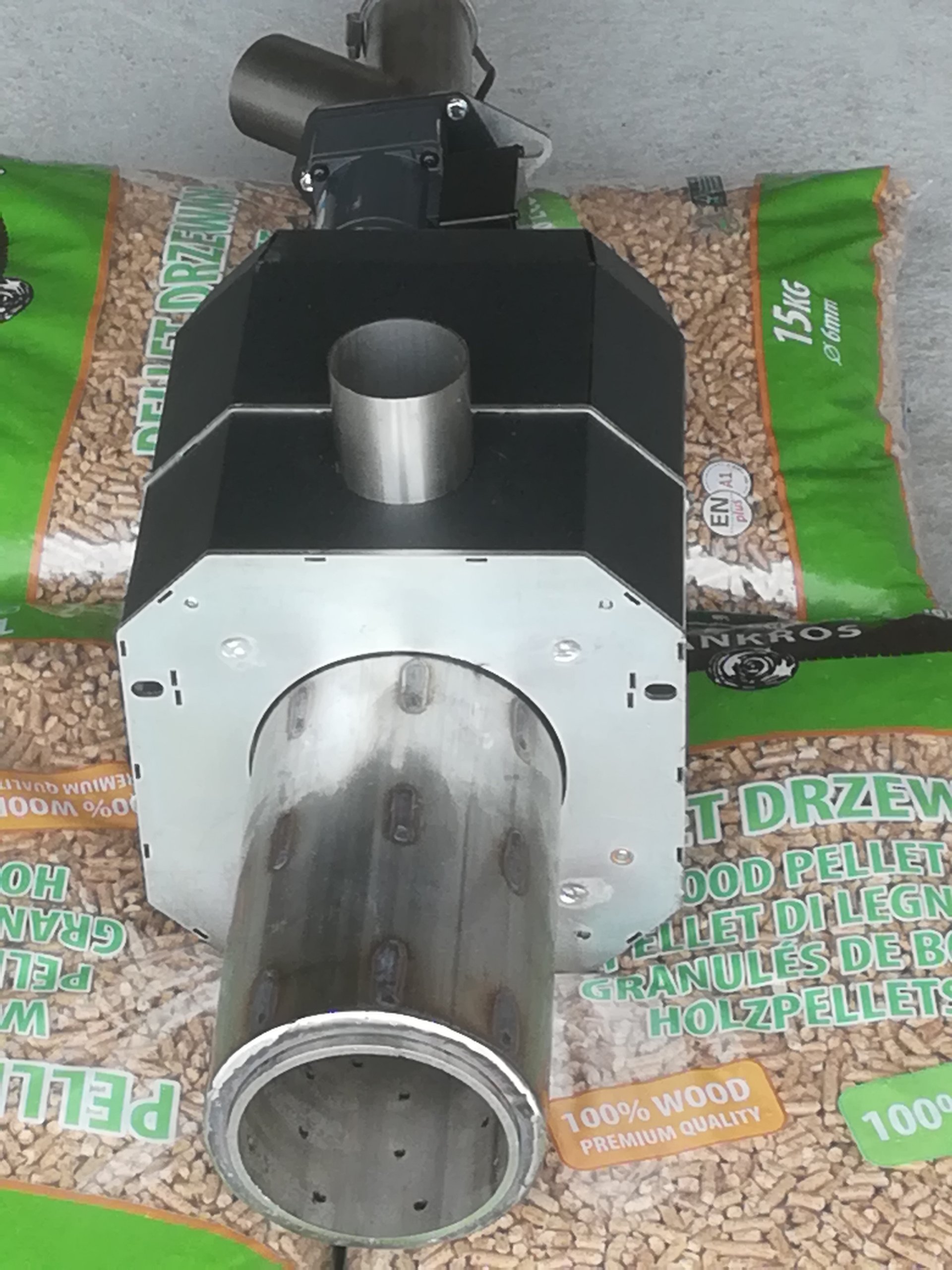 Palnik obrotowy Kipi 26 kW na pellet i agropellet EKOsystems